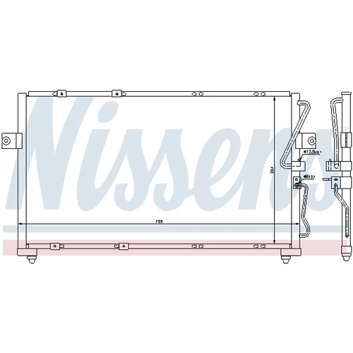 Kondenzátor klimatizácie NISSENS 94418 - obr. 6