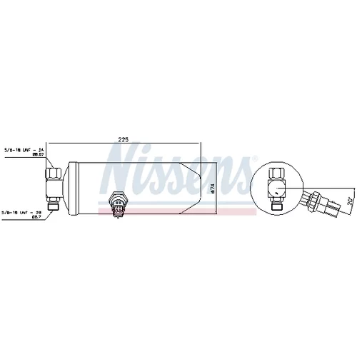 vysúšač klimatizácie NISSENS 95518 - obr. 5