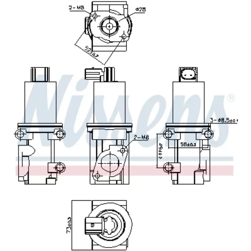 EGR ventil NISSENS 98185 - obr. 6