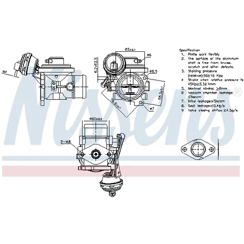 EGR ventil NISSENS 98302 - obr. 4