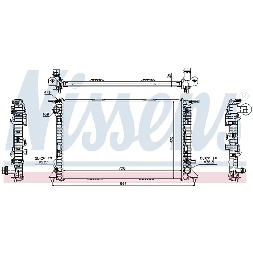 Chladič motora 60324 /NISSENS/ - obr. 4