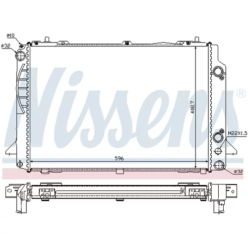 Chladič motora 60467A /NISSENS/ - obr. 5