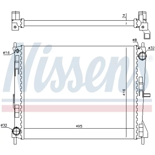 Chladič motora NISSENS 637605 - obr. 4