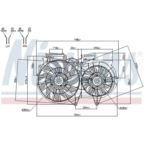 Ventilátor chladenia motora NISSENS 85246 - obr. 6