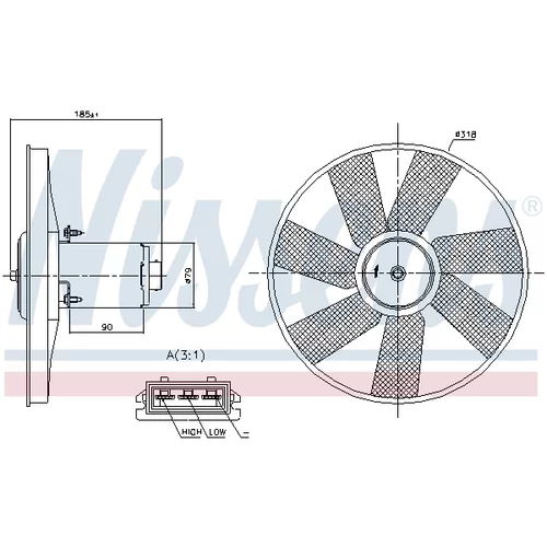 Ventilátor chladenia motora 85838 /NISSENS/ - obr. 5