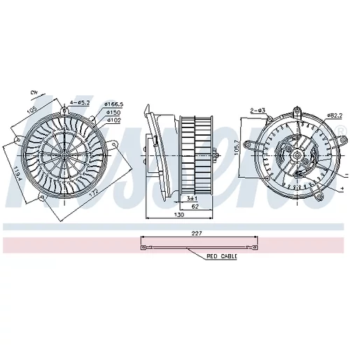 Vnútorný ventilátor NISSENS 87152 - obr. 5