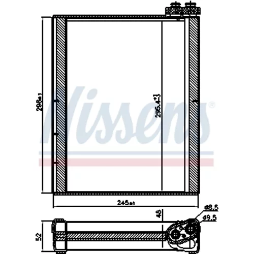 Výparník klimatizácie NISSENS 92368 - obr. 5