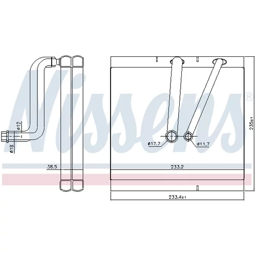 Výparník klimatizácie NISSENS 92381 - obr. 4
