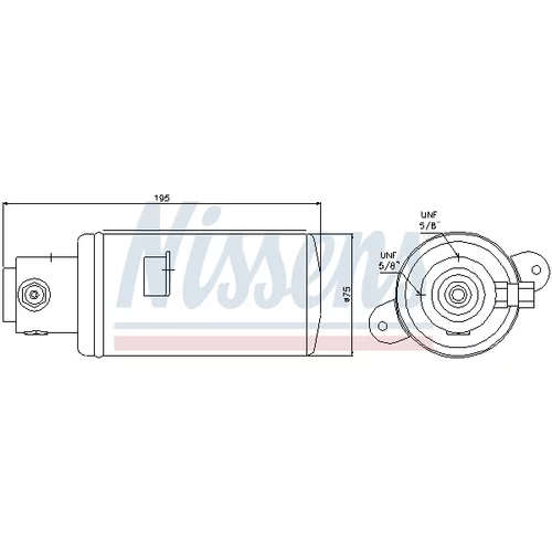 vysúšač klimatizácie NISSENS 95076 - obr. 4