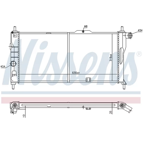 Chladič motora NISSENS 632731 - obr. 4