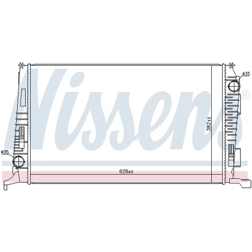 Chladič motora NISSENS 637614 - obr. 4