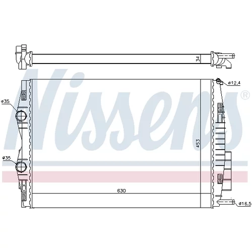 Chladič motora NISSENS 637633 - obr. 4