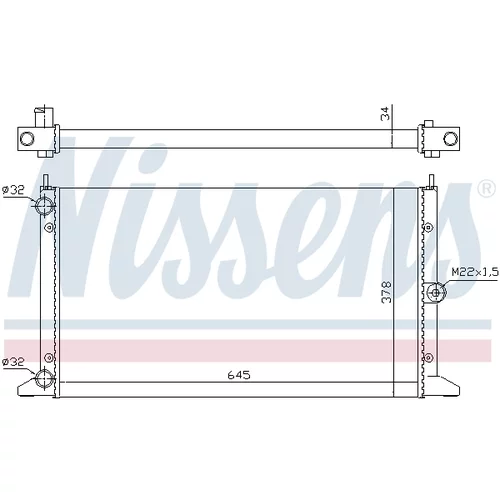 Chladič motora 67305 /NISSENS/ - obr. 4