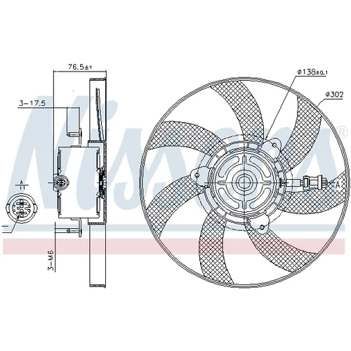 Ventilátor chladenia motora 85716 /NISSENS/ - obr. 5