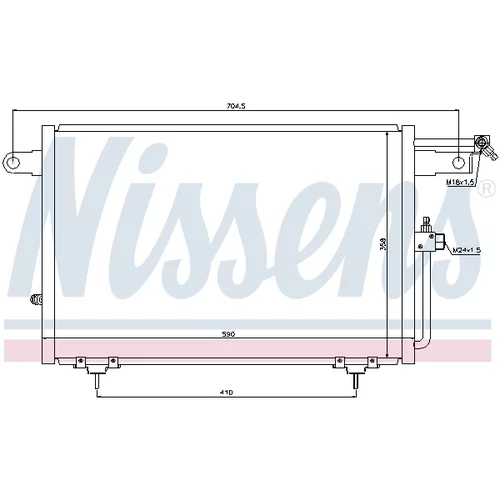 Kondenzátor klimatizácie NISSENS 94213 - obr. 5