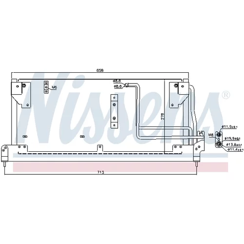 Kondenzátor klimatizácie NISSENS 94502 - obr. 6