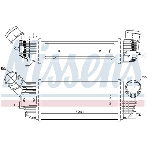 Chladič plniaceho vzduchu 96497 /NISSENS/ - obr. 4