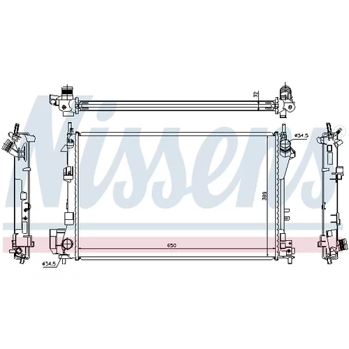 Chladič motora NISSENS 63022A - obr. 4