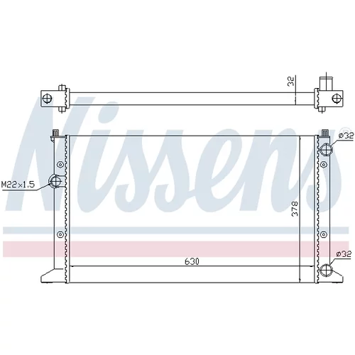 Chladič motora NISSENS 65266 - obr. 4