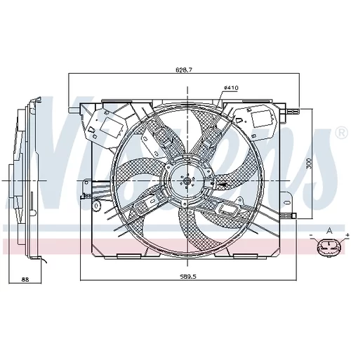 Ventilátor chladenia motora NISSENS 85926 - obr. 5