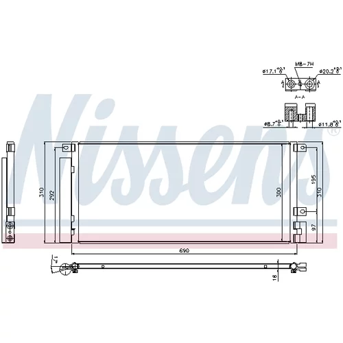 Kondenzátor klimatizácie NISSENS 940388 - obr. 6