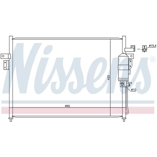 Kondenzátor klimatizácie NISSENS 940445 - obr. 4