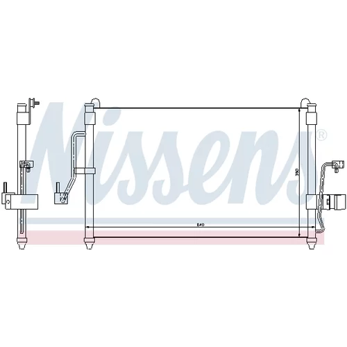 Kondenzátor klimatizácie NISSENS 94454 - obr. 6