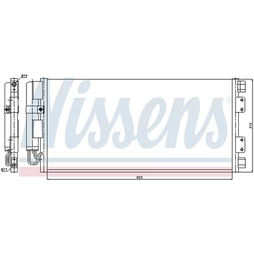 Kondenzátor klimatizácie NISSENS 94781 - obr. 5