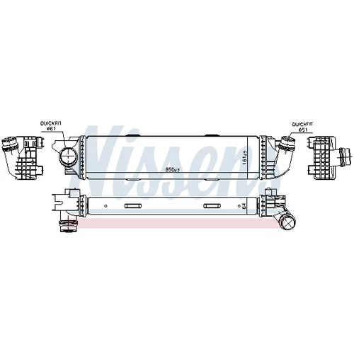 Chladič plniaceho vzduchu 96149 /NISSENS/ - obr. 4