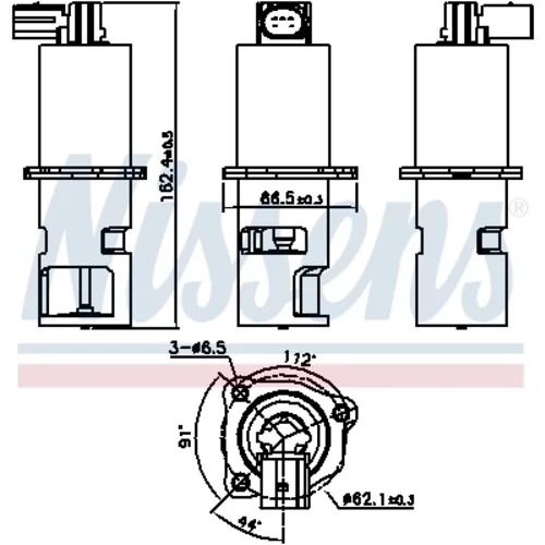 EGR ventil NISSENS 98190 - obr. 6