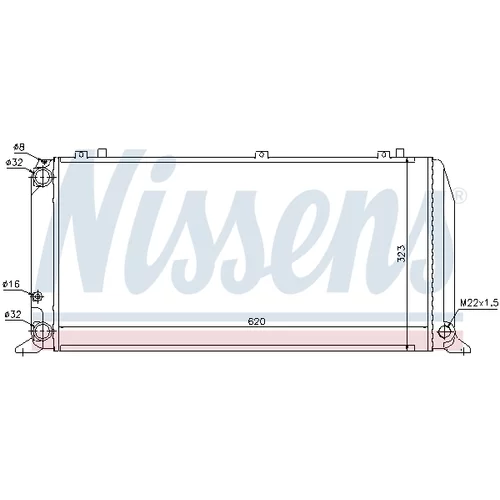 Chladič motora NISSENS 60488 - obr. 4