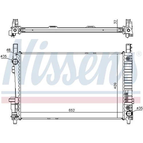 Chladič motora NISSENS 62799A - obr. 4