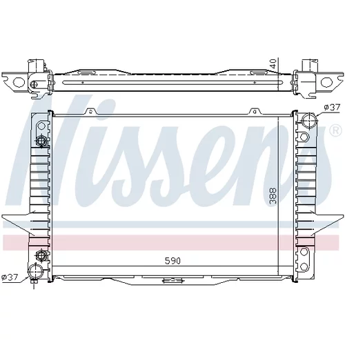 Chladič motora NISSENS 65535A - obr. 5