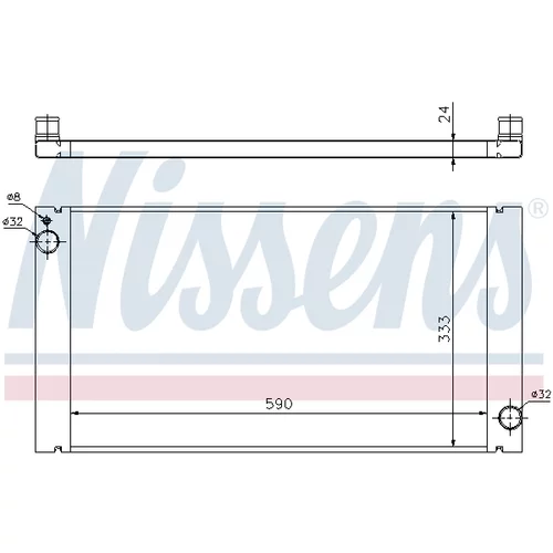 Chladič motora NISSENS 69705 - obr. 2