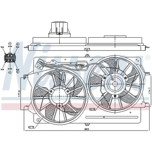 Ventilátor chladenia motora 85215 /NISSENS/ - obr. 5