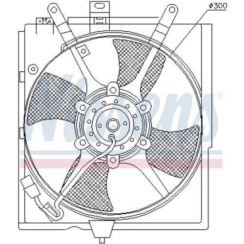 Ventilátor chladenia motora NISSENS 85298 - obr. 5