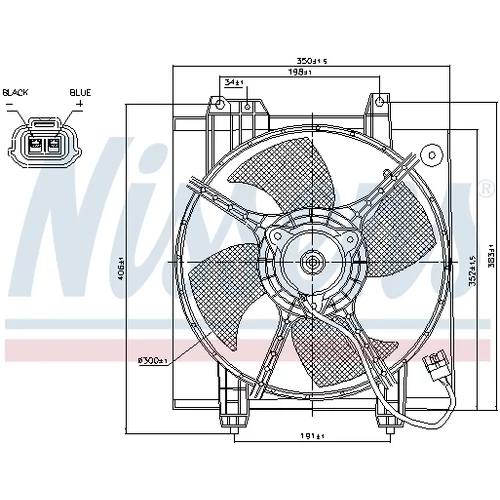 Ventilátor chladenia motora NISSENS 85494 - obr. 5