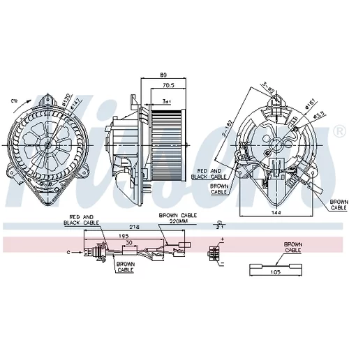 Vnútorný ventilátor 87042 /NISSENS/ - obr. 5