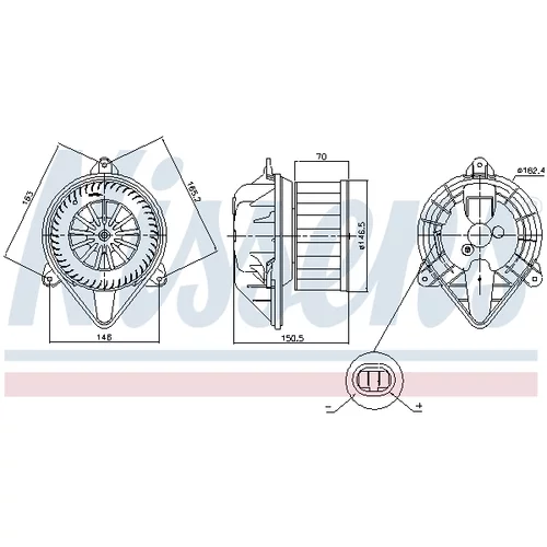 Vnútorný ventilátor 87403 /NISSENS/ - obr. 5