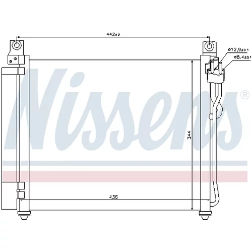 Kondenzátor klimatizácie NISSENS 940172 - obr. 6
