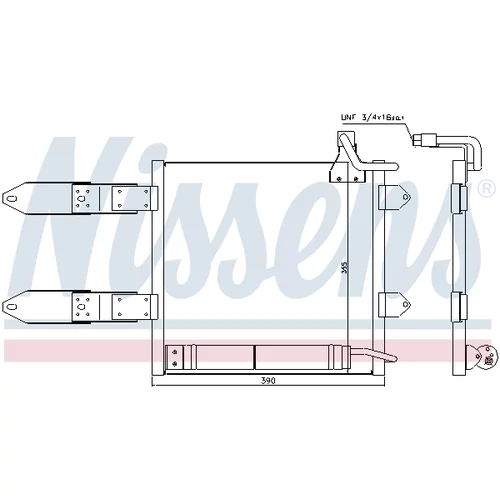 Kondenzátor klimatizácie NISSENS 94443 - obr. 5