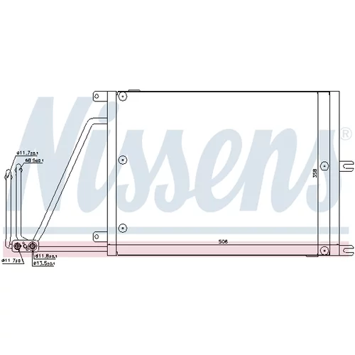 Kondenzátor klimatizácie NISSENS 94623 - obr. 6