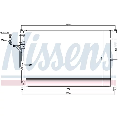 Kondenzátor klimatizácie NISSENS 94724 - obr. 6