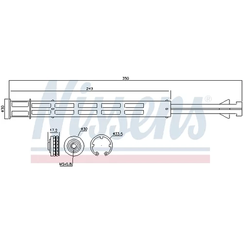 vysúšač klimatizácie NISSENS 95358 - obr. 5