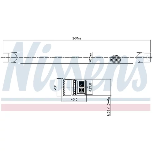 vysúšač klimatizácie NISSENS 95764 - obr. 4