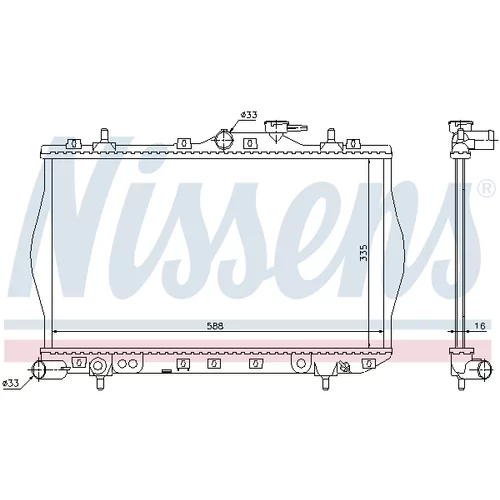 Chladič motora NISSENS 622971 - obr. 6