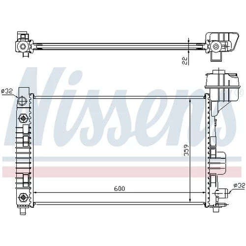 Chladič motora NISSENS 62661A - obr. 6