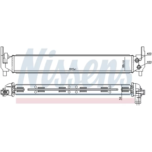 Chladič motora NISSENS 65331 - obr. 5