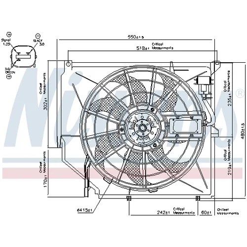 Ventilátor chladenia motora NISSENS 85649 - obr. 5