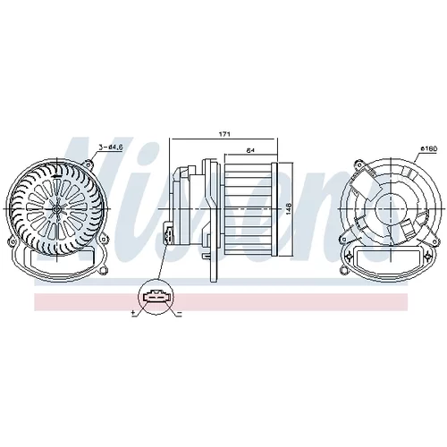 Vnútorný ventilátor NISSENS 87506 - obr. 5